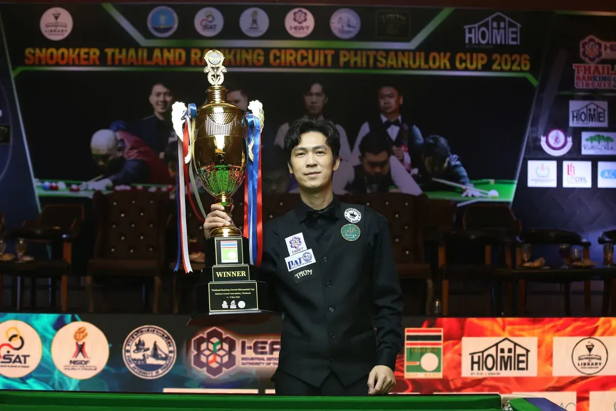F-One Dominates Tim Jack 4-2 to Clinch Back-to-Back Snooker Thailand Ranking Champion
