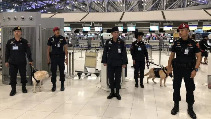Police Deploy K-9 Units to Screen Outbound Passengers
