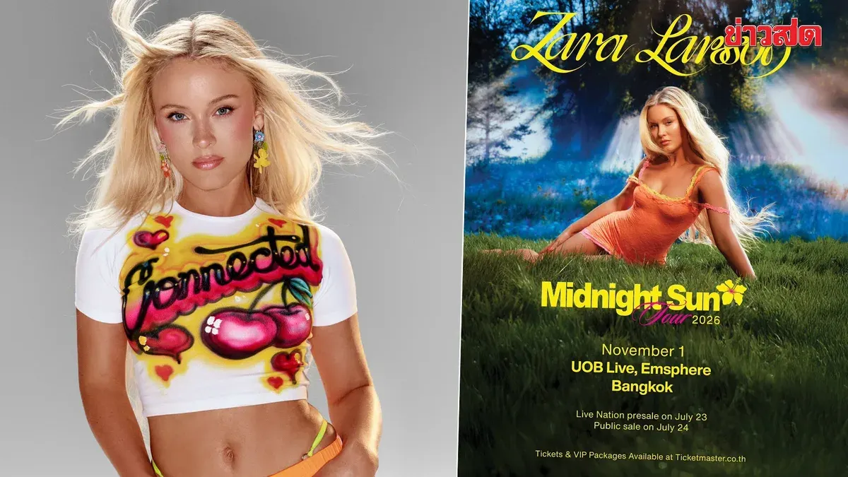 Swedish Pop Star Zara Larsson Announces Bangkok Concert