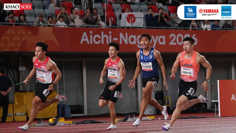 Thailand Qualifies for 4x100m Finals at Asian Games