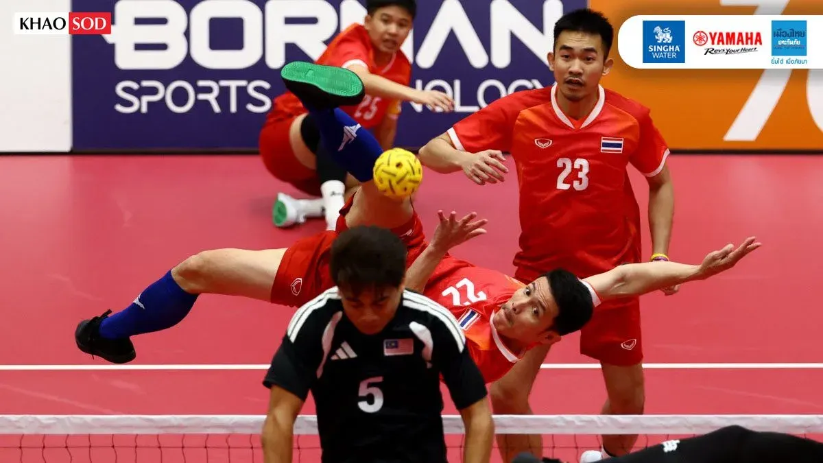 Thailand Beats Malaysia to Win Sepak Takraw Men's Gold
