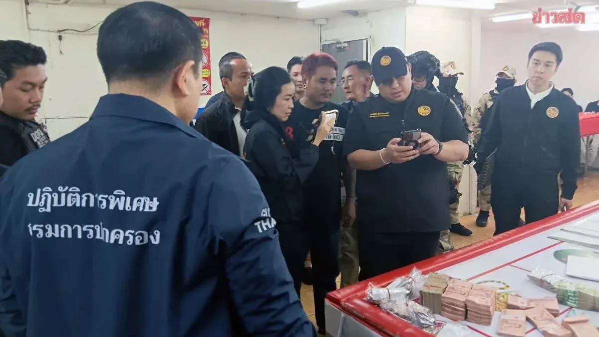 Police Raid Two Major Gambling Dens in Chiang Mai