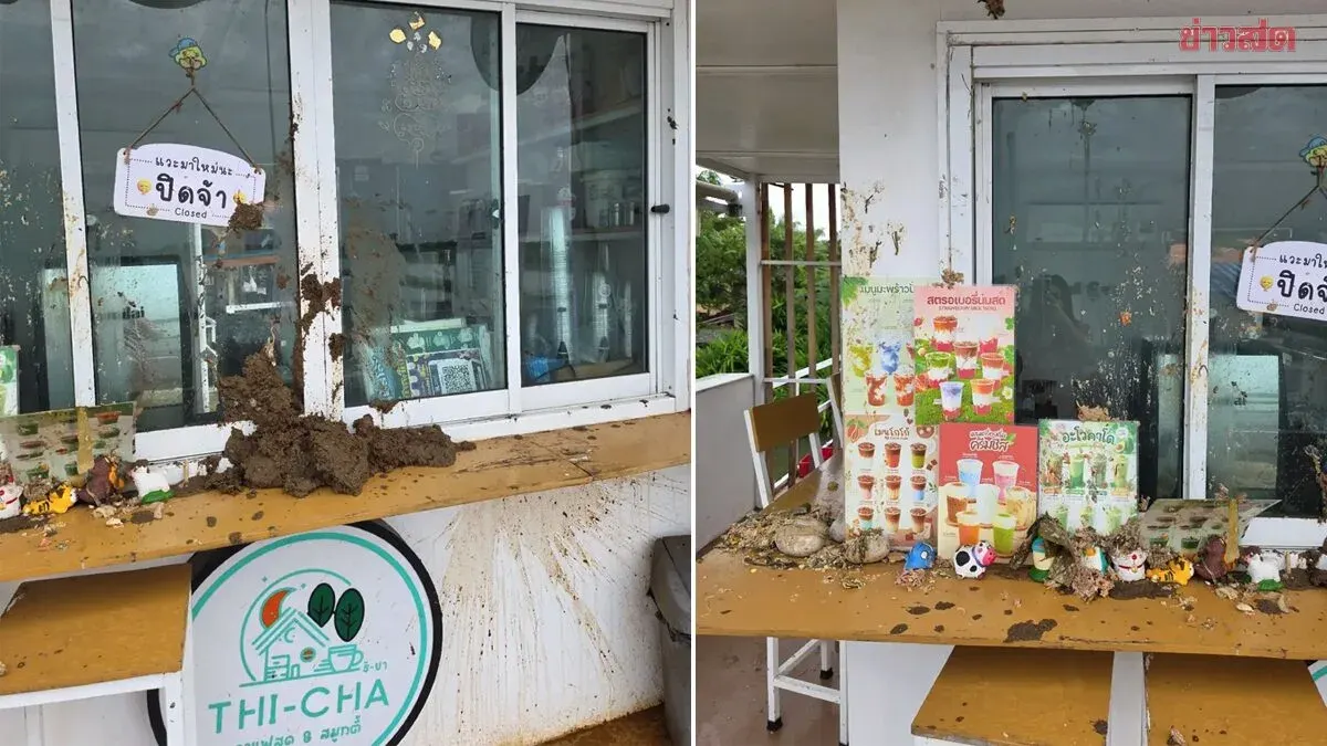 Coffee Shop Trashed in Vandalism Attack in Prachuap Khiri Khan