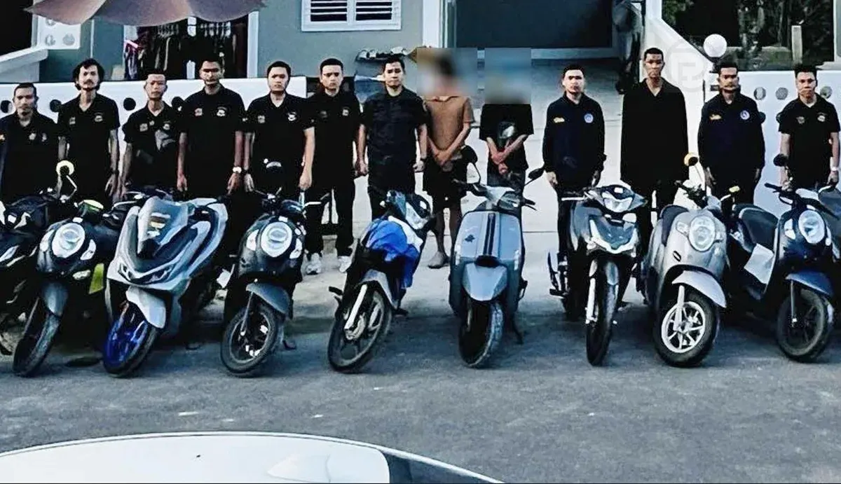 Illegal Vehicle Pawn Network Raided in Phuket