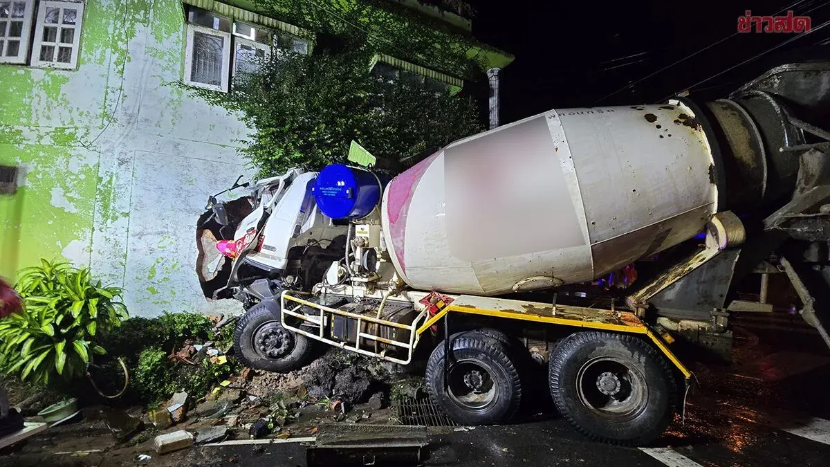 Cement Truck Crashes Into Home, Driver Dead