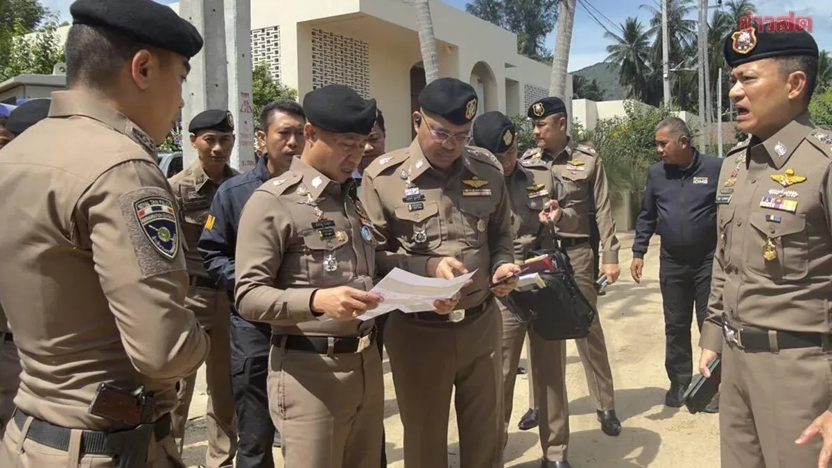 Authorities Dismantle Foreign Nominee Network on Koh Phangan, Uncover 27 Companies, Arrest 2 Suspects, Seize 37 Land Plots Worth 150 Million Baht