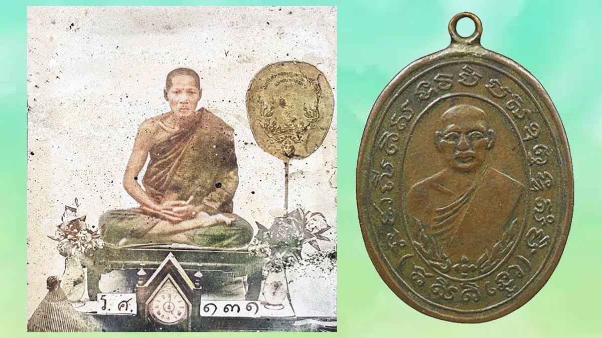 Former Bandit Monk Luang Pho Am Honored at Ratchaburi Temple
