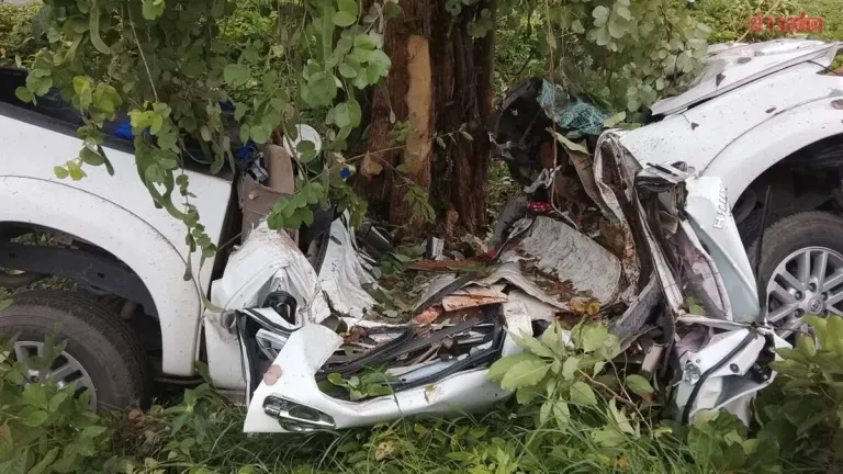 Two Power Company Workers Die in Rain-Soaked Crash