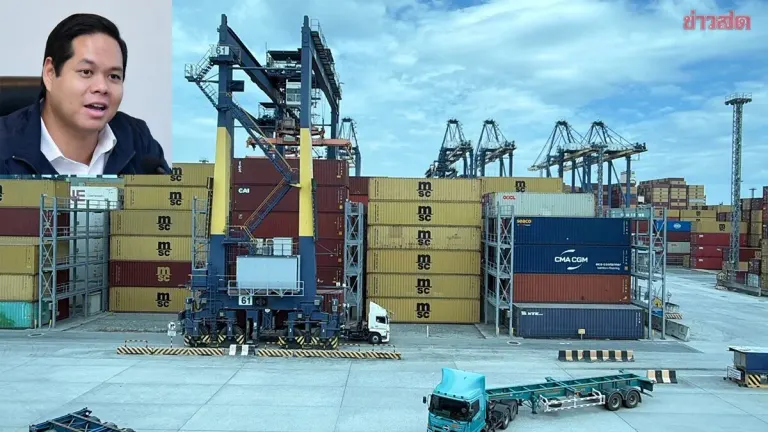Thai Transport Deputy Minister Visits Automated Laem Chabang Port