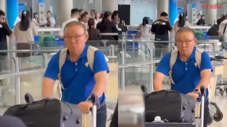 South Korean Coach Park Hang Seo Arrives in Thailand
