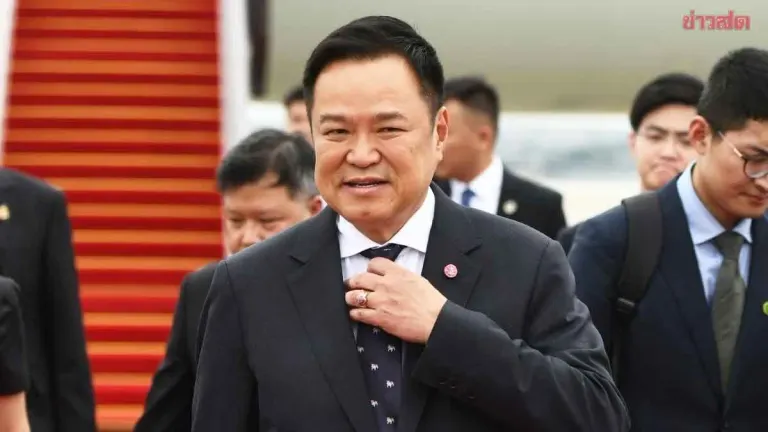 PM Anutin's China Trip Secures 70 Billion Baht Investment