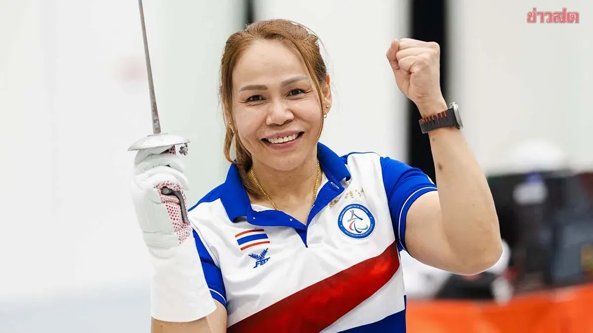 Thai Fencing Team Trains at Asian Para Games Venue in Japan