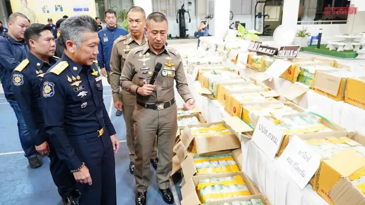 Major Ice Drug Bust: 640 kg Seized in 600 Million Baht Haul
