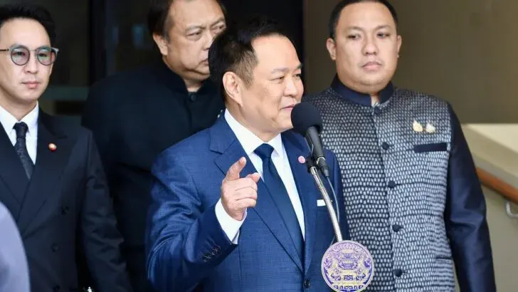 PM Anutin Defends Singing With ABBA Song and Thai Verse