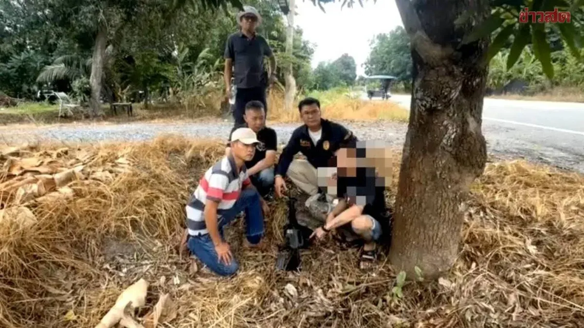 Man Surrenders After M16 Rampage in Rayong City