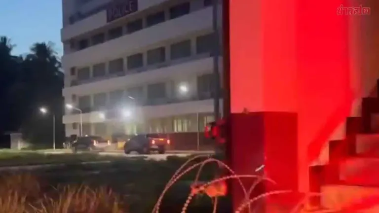 Armed Militants Attack Sai Buri Police Station in Pattani; Multiple Gunshots Fired, Police Officer Seriously Wounded