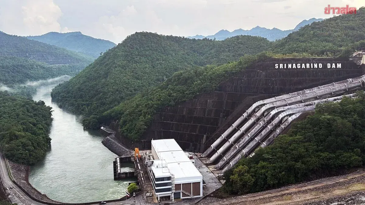 Kanchanaburi Dams Near Full, Warn Mae Klong Basin Flood Risk