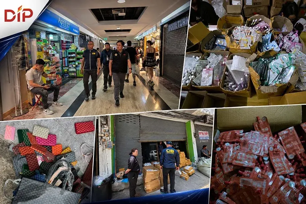 Intellectual Property Department Sweeps Counterfeit Goods Across Four Southern Provinces and Samut Prakan, Seizes Over 700,000 Items Worth 50 Million Baht in Damages