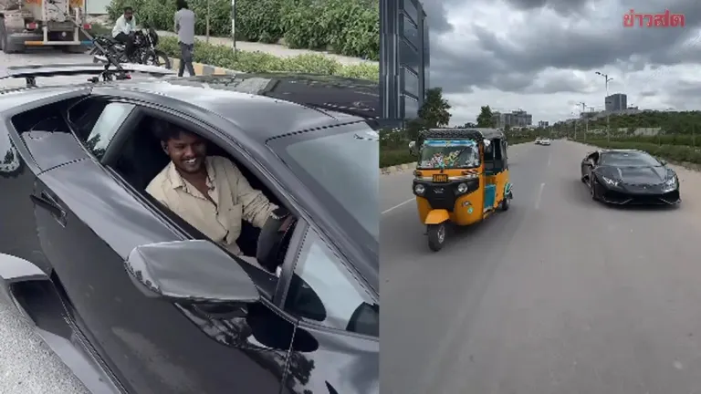 Indian Businessman Swaps Lamborghini Keys With Tuk-Tuk Driver