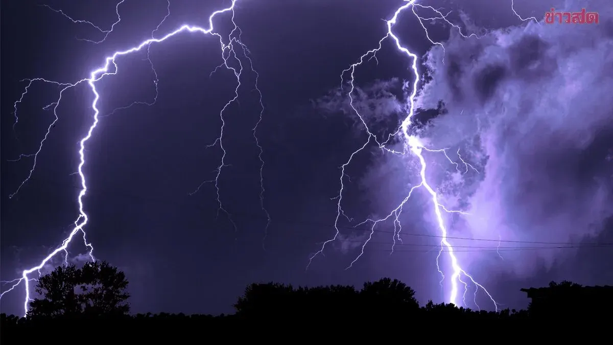 Meteorological Department Issues Warning: Severe Thunderstorms to Batter Thailand April 29-May 1, Lists High and Moderate Risk Provinces