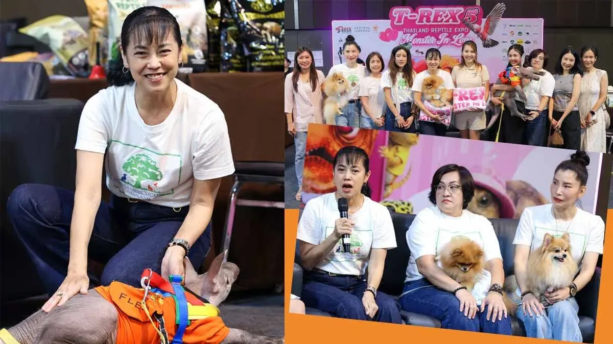 Animal Communicator Shares Pet Behavior Insights at Thailand Reptile Expo