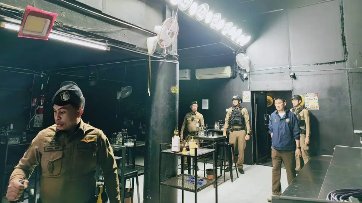 Chokechai Police Inspect Eight Venues For Order and Crime Prevention