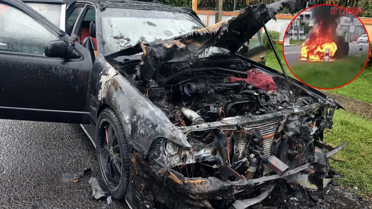 67-Year-Old Escapes Car Fire in Narrow Moments
