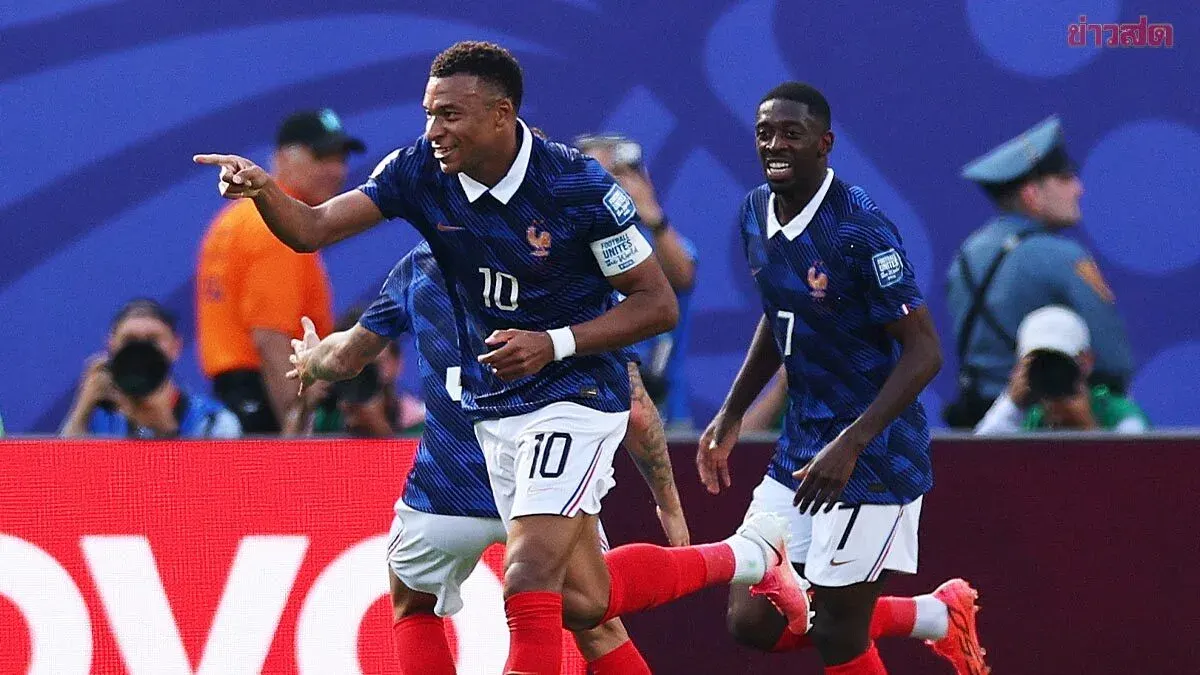 Mbappé Scores Twice as France Crushes Sweden 3-0
