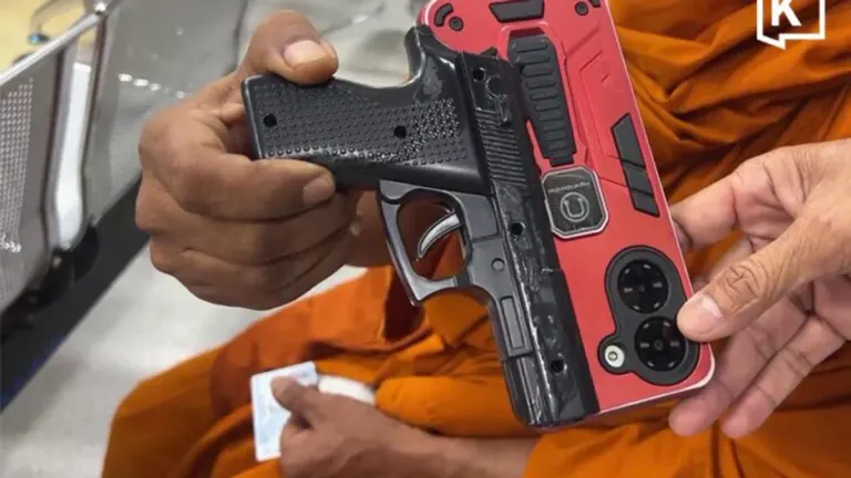 Monk's Phone Case Mistaken for Gun at Hospital