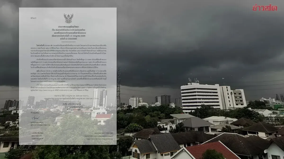 Thailand Braces for Severe Storms, Flash Floods