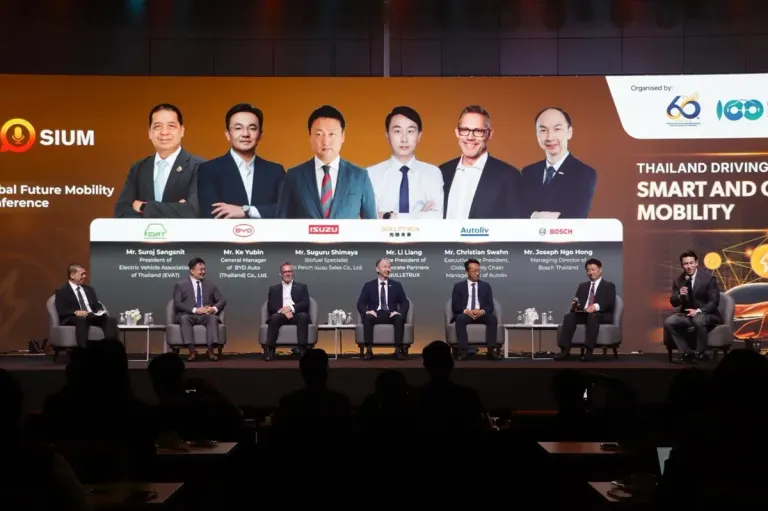 BOI Partners with Chinese, Japanese, and European EV Manufacturers to Drive Thailand Toward 'Smart & Green Mobility'