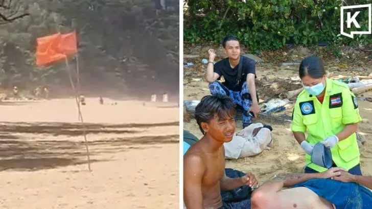Two British Tourists Rescued From Rough Phuket Waters