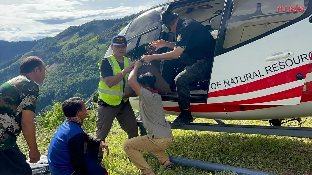 Royal Aid Airlifted to 11 Villages Cut Off by Floods and Landslides