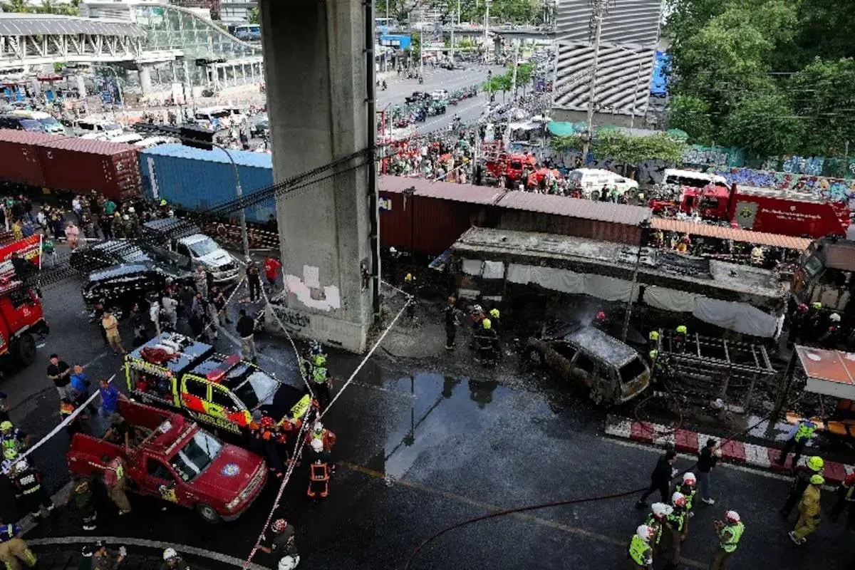 Train Driver Tests Positive for Drugs in Deadly Bangkok Rail Crossing Crash; Level Crossing Staff Also Charged