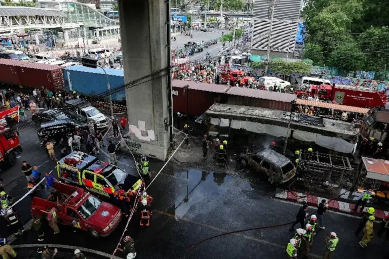Train Driver Tests Positive for Drugs in Deadly Bangkok Rail Crossing Crash; Level Crossing Staff Also Charged