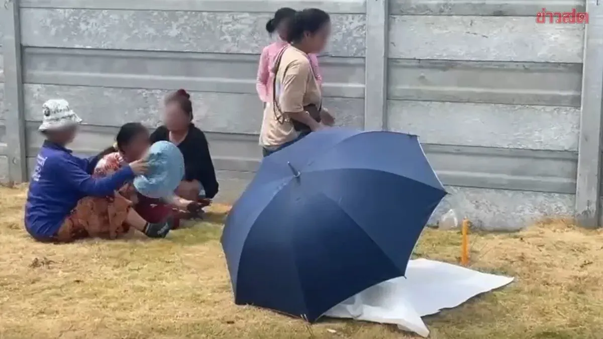 Mother Sobs While Holding Body of 2-Year-Old Son Who Drowned Following Dog into Water Tank Behind Village