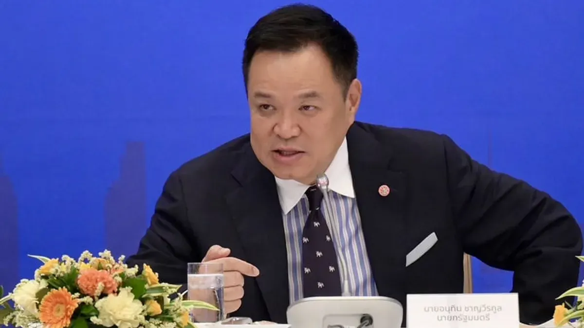 PM Anutin Denies Cabinet Ties to Illegal Business