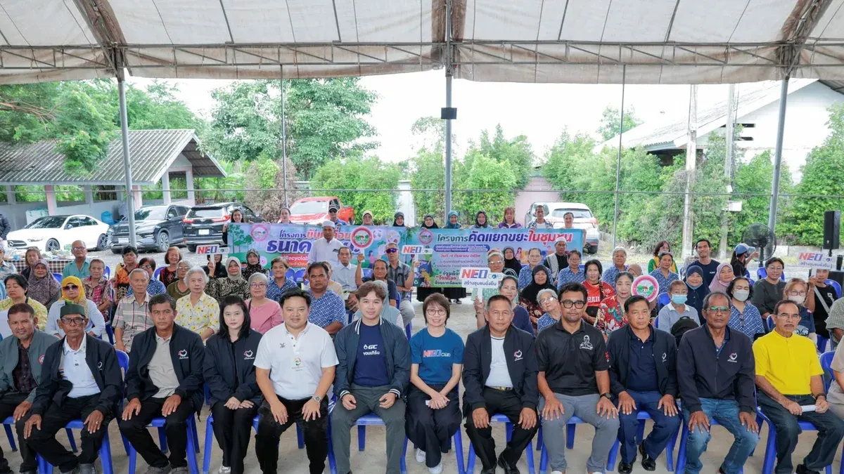 NEO and GC Launch Community Recycling Bank in Pathum Thani