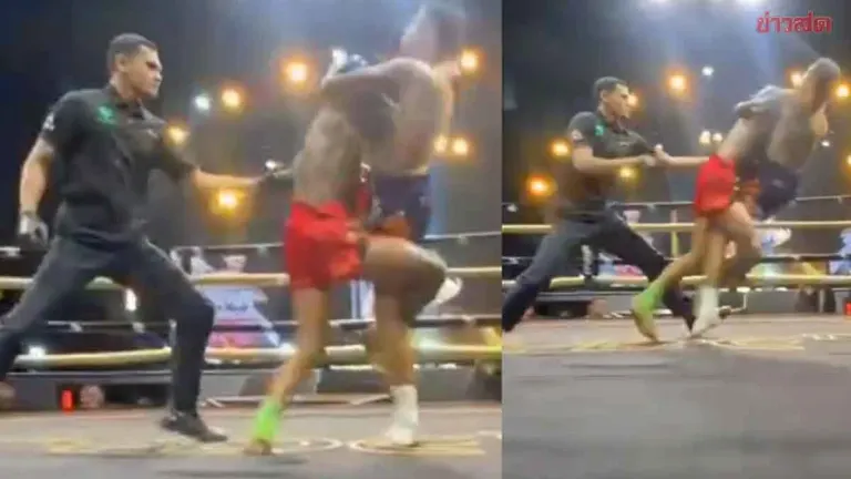 Clear Replay: Karnchai Fight Day Moment as Boonmee Knocks Out Snail, Referee Stops Match