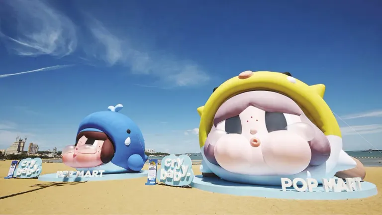 Pattaya Unveils World's First Giant CRYBABY Beachfront Art Installation