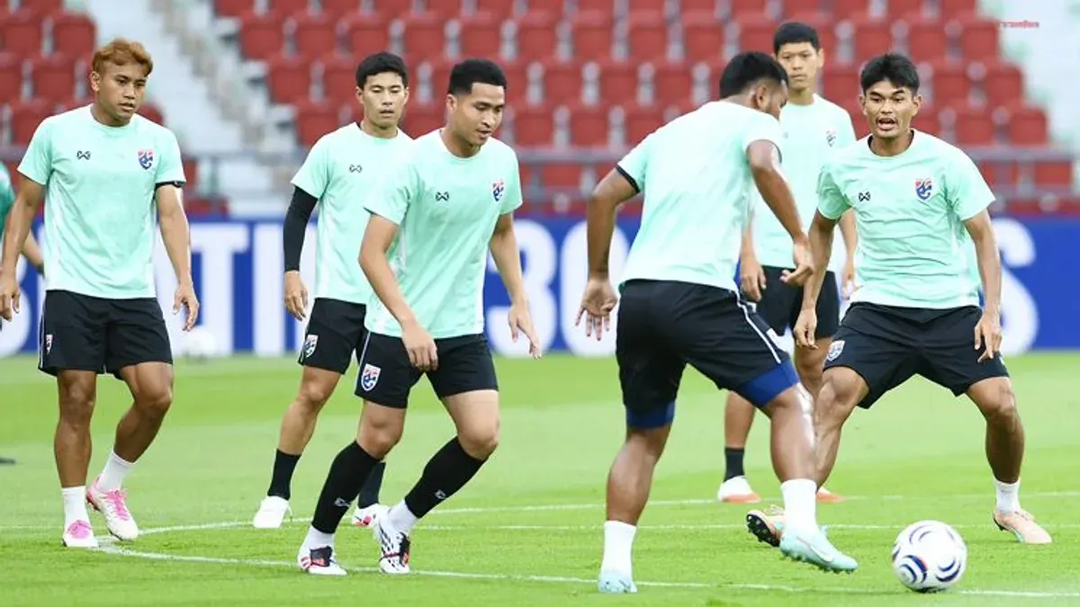 Thailand Makes One Lineup Change for Malaysia AFF Cup Qualifier