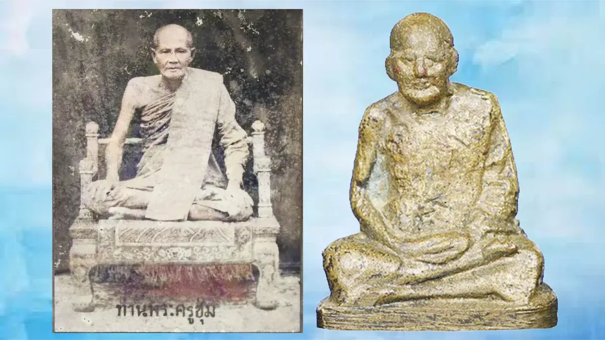 Revered Monk Luang Pho Chum Remembered in Large Bronze Statue