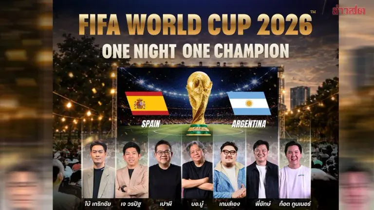 JAS Brings World Cup Final to Bangkok With Seven Star Commentators