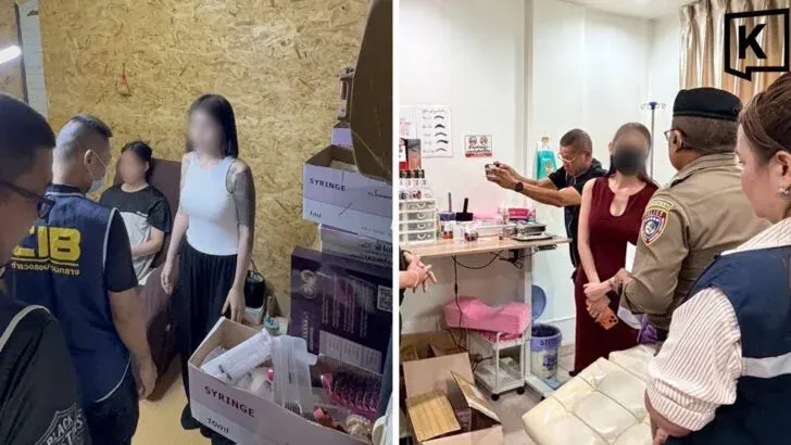 Police Bust Unlicensed Beauty Clinics in Bangkok