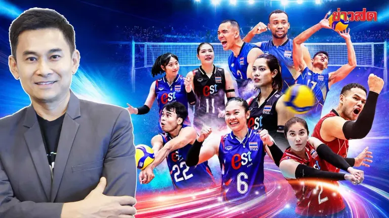 Thai Volleyball Championship Broadcasts Live on Multiple Channels