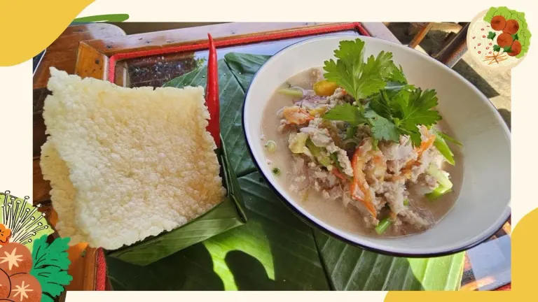 Kamphaengphet's Signature Dish: Pork Sau with Crispy Rice