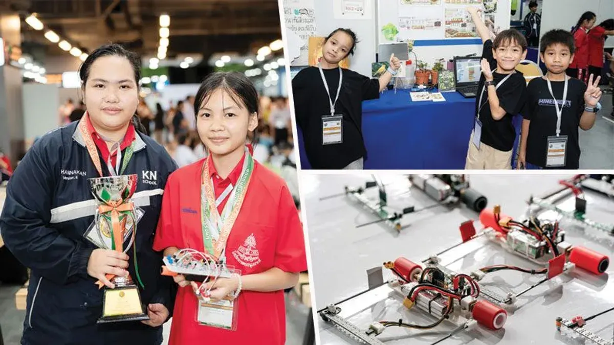 Thai Teen Innovators Unveil Smart Robotics for Future