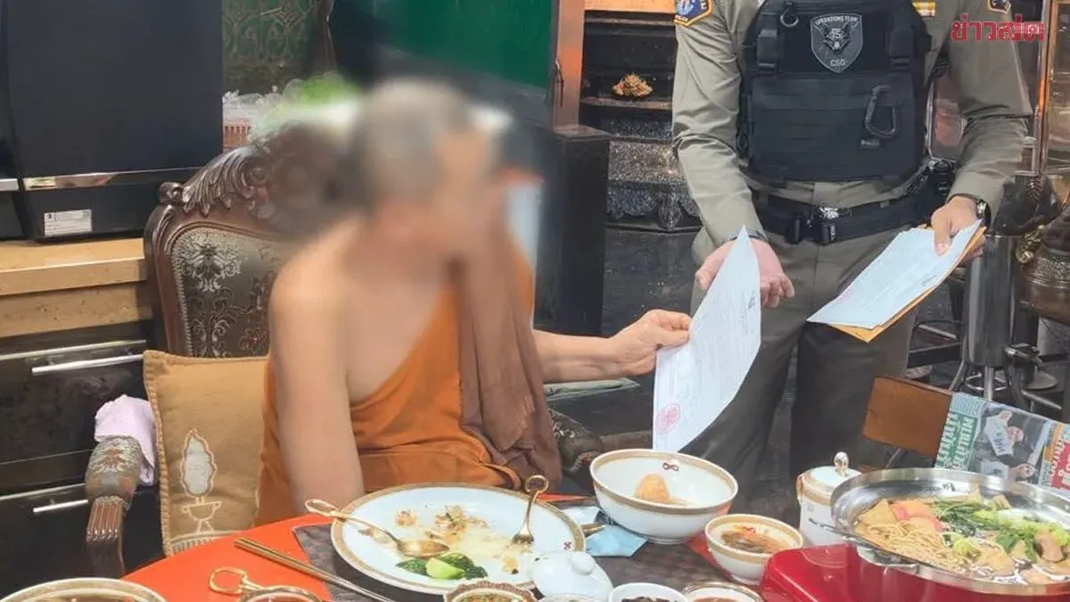 Abbot Arrested for Allegedly Stealing 92 Million Baht From Temple